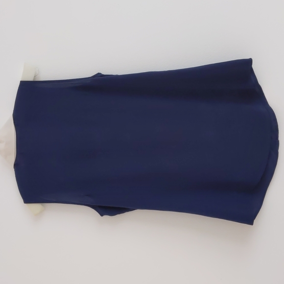 Lilly Pulitzer Silk Navy Top - Picture 2 of 2